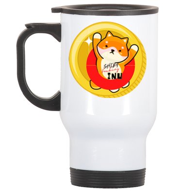 Shiba Fcking Inu Stainless Steel Travel Mug