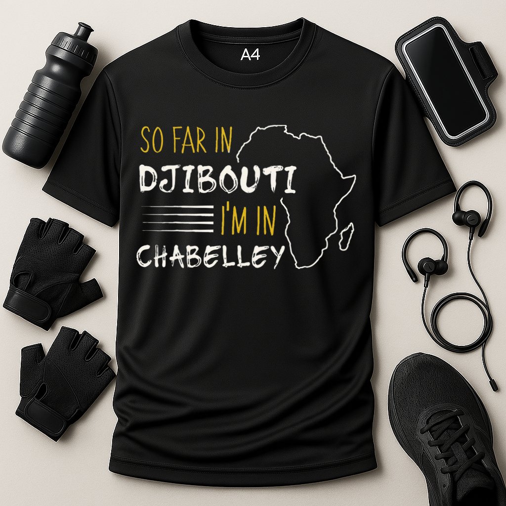 So Far In Djibouti IM In Chabelley Cooling Performance Crew T-Shirt