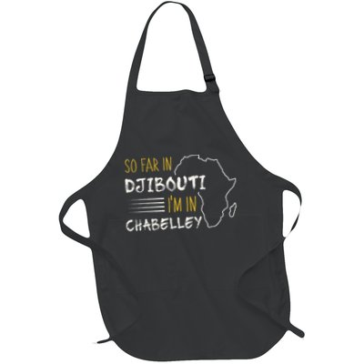So Far In Djibouti IM In Chabelley Full-Length Apron With Pockets