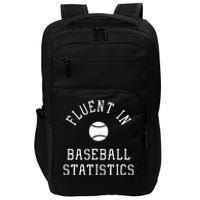 Sabermetric Fluent In Baseball Statistics Sport Data Analyst Impact Tech Backpack