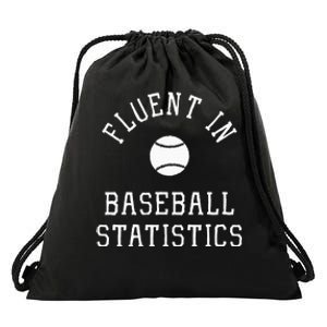 Sabermetric Fluent In Baseball Statistics Sport Data Analyst Drawstring Bag