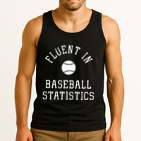 Sabermetric Fluent In Baseball Statistics Sport Data Analyst Tank Top