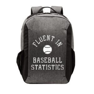 Sabermetric Fluent In Baseball Statistics Sport Data Analyst Vector Backpack