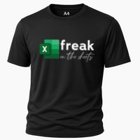 Spreadsheet Freak In The Sheets Accountant Cooling Performance Crew T-Shirt