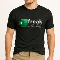 Spreadsheet Freak In The Sheets Accountant Cooling Performance Crew T-Shirt
