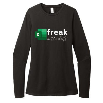 Spreadsheet Freak In The Sheets Accountant Womens CVC Long Sleeve Shirt