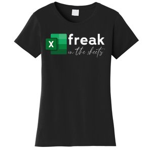 Spreadsheet Freak In The Sheets Accountant Women's T-Shirt