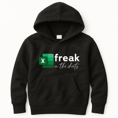 Spreadsheet Freak In The Sheets Accountant Kids Hoodie