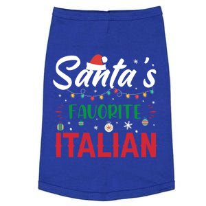 SantaS Favorite Italian Clothing Holiday Funny Gift Christmas Gift Doggie Tank