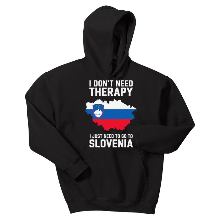 Slovenian Flag I Slovenia Flag I Vacation Slovenia Kids Hoodie