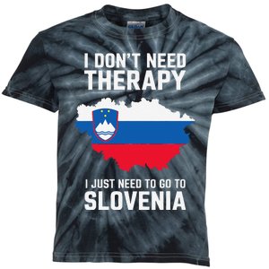 Slovenian Flag I Slovenia Flag I Vacation Slovenia Kids Tie-Dye T-Shirt