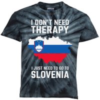 Slovenian Flag I Slovenia Flag I Vacation Slovenia Kids Tie-Dye T-Shirt