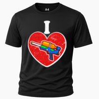 Summertime Fun I Love Super Soakers Water Guns Performance Shirt