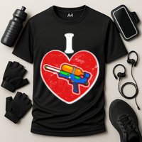 Summertime Fun I Love Super Soakers Water Guns Performance Shirt