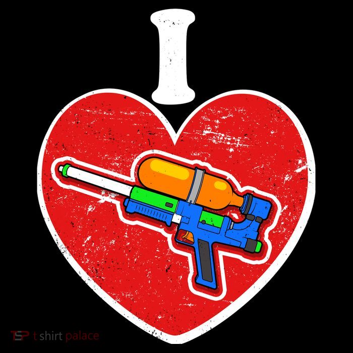 Summertime Fun I Love Super Soakers Water Guns Flatbill Hat