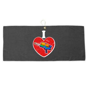 Summertime Fun I Love Super Soakers Water Guns Large Microfiber Waffle Golf Towel