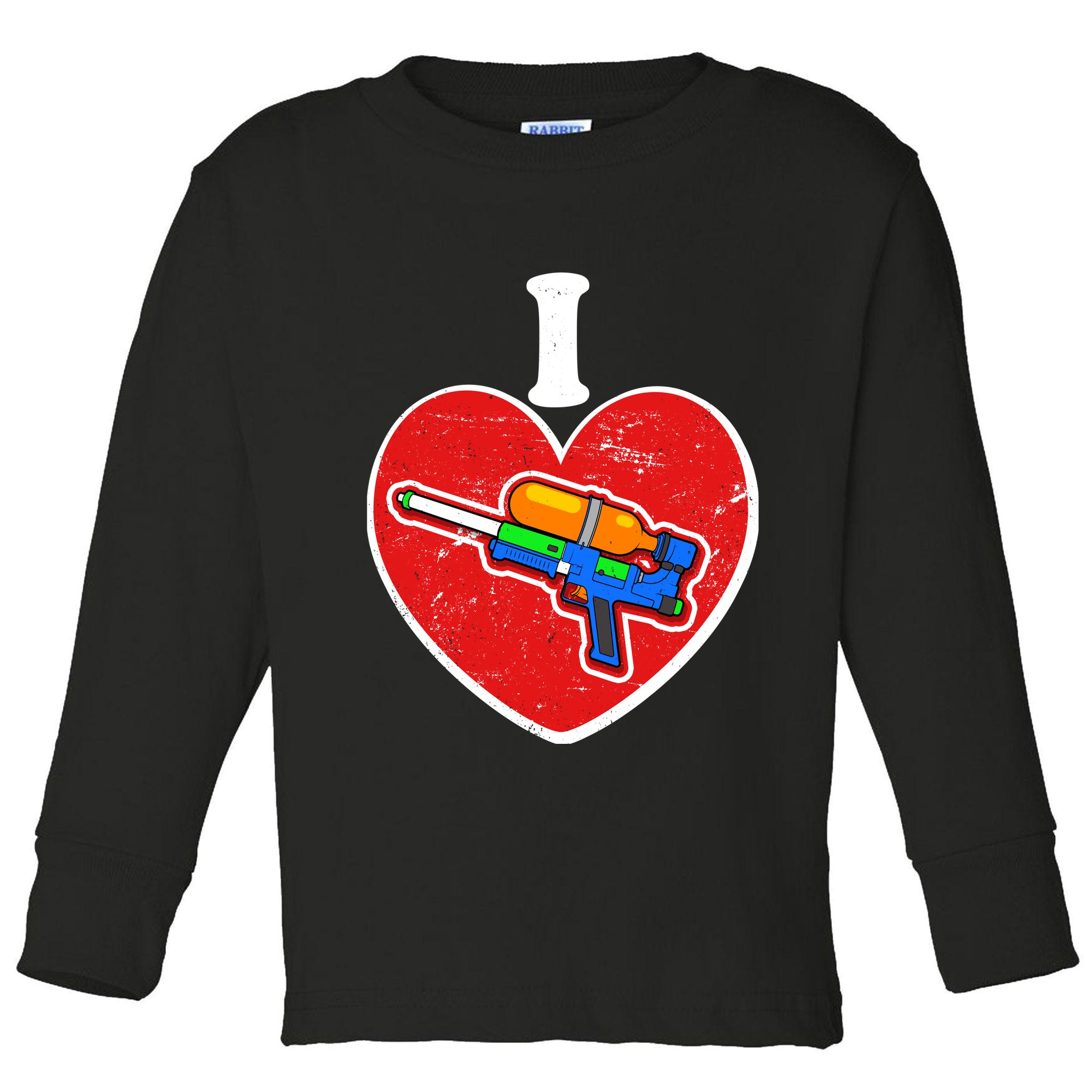 Summertime Fun I Love Super Soakers Water Guns Toddler Long Sleeve Shirt