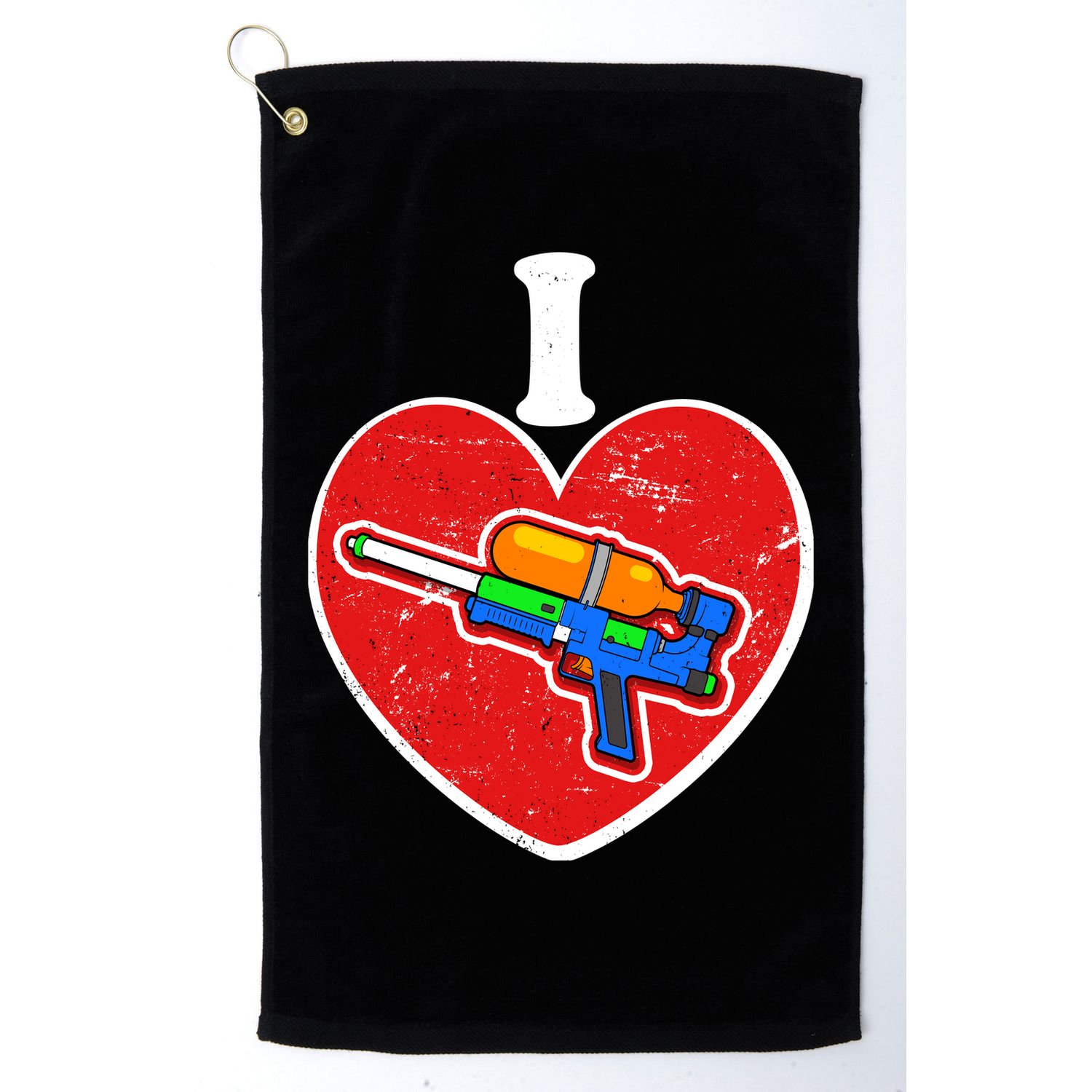 Summertime Fun I Love Super Soakers Water Guns Golf Towel