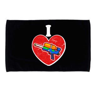 Summertime Fun I Love Super Soakers Water Guns Microfiber Hand Towel