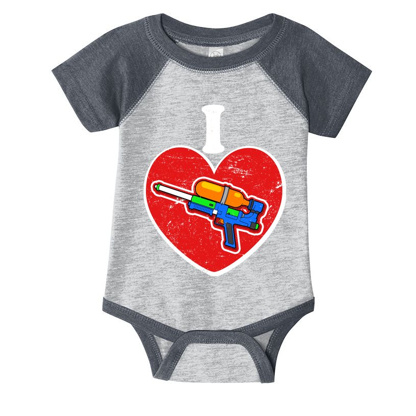 Summertime Fun I Love Super Soakers Water Guns Infant Baby Jersey Bodysuit