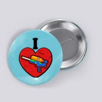 Summertime Fun I Love Super Soakers Water Guns Button