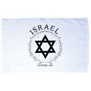 Support For Israel I Stand With Israel Jewish Nondistressed Microfiber Hand Towel