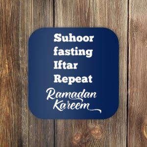 Suhoor Fasting Iftar Repeat Ramadan Kareem Gift For Ramadan Mubarak Coaster