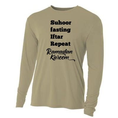 Suhoor Fasting Iftar Repeat Ramadan Kareem Gift For Ramadan Mubarak Cooling Performance Long Sleeve Crew