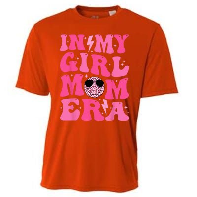 Smile Face In My Mom Era Groovy Mom Cooling Performance Crew T-Shirt