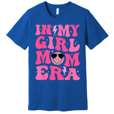 Smile Face In My Mom Era Groovy Mom Premium T-Shirt