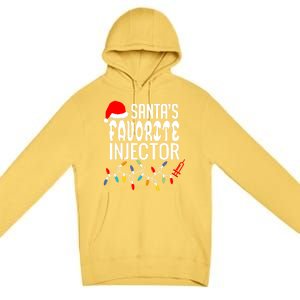 SantaS Favorite Injector Aesthetic Nurse Botox Injector Rn Gift Premium Pullover Hoodie