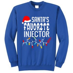 SantaS Favorite Injector Aesthetic Nurse Botox Injector Rn Gift Sweatshirt