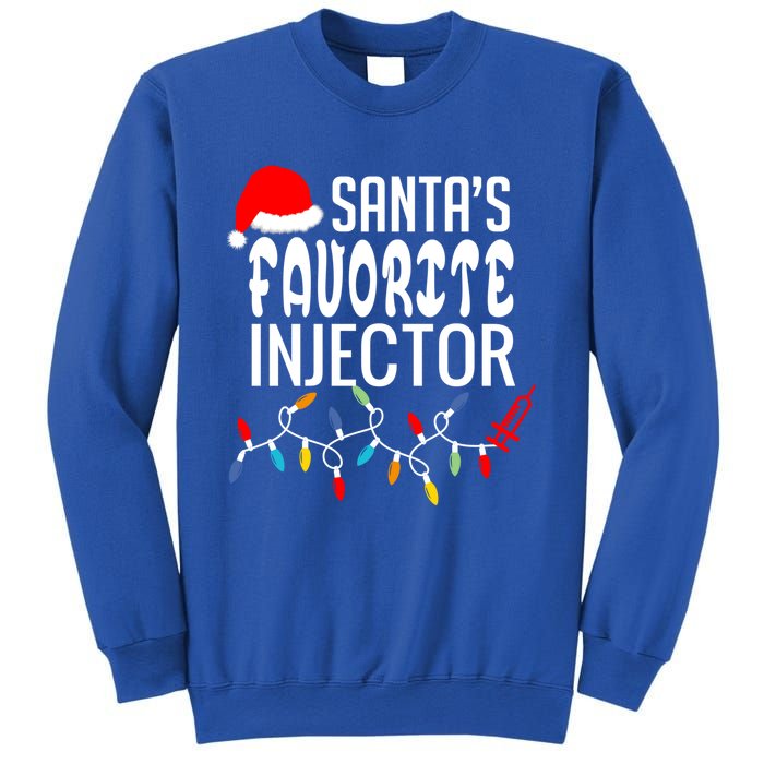 SantaS Favorite Injector Aesthetic Nurse Botox Injector Rn Gift Sweatshirt