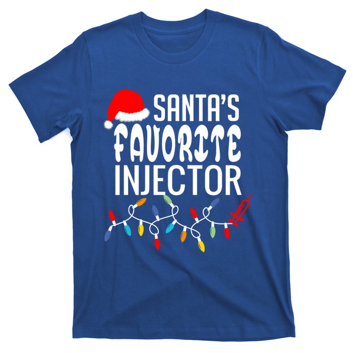 SantaS Favorite Injector Aesthetic Nurse Botox Injector Rn Gift T-Shirt