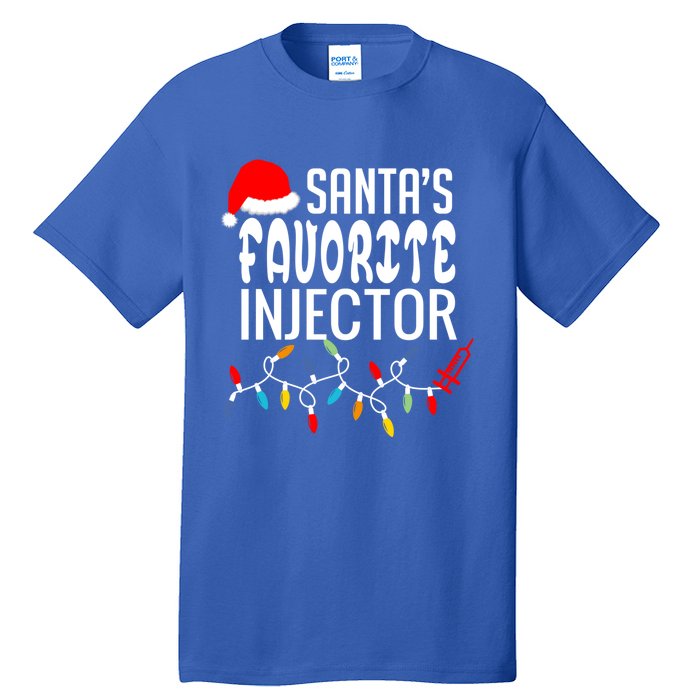 SantaS Favorite Injector Aesthetic Nurse Botox Injector Rn Gift Tall T-Shirt