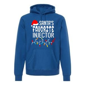 SantaS Favorite Injector Aesthetic Nurse Botox Injector Rn Gift Premium Hoodie