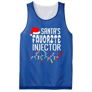 SantaS Favorite Injector Aesthetic Nurse Botox Injector Rn Gift Mesh Reversible Basketball Jersey Tank