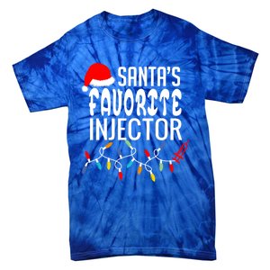 SantaS Favorite Injector Aesthetic Nurse Botox Injector Rn Gift Tie-Dye T-Shirt