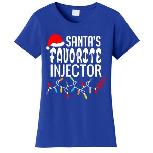 SantaS Favorite Injector Aesthetic Nurse Botox Injector Rn Gift Women's T-Shirt