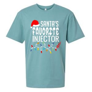 SantaS Favorite Injector Aesthetic Nurse Botox Injector Rn Gift Sueded Cloud Jersey T-Shirt