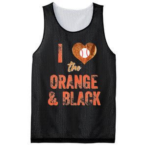 San Francisco I Love The Orange And Black Baseball Mesh Reversible Basketball Jersey Tank