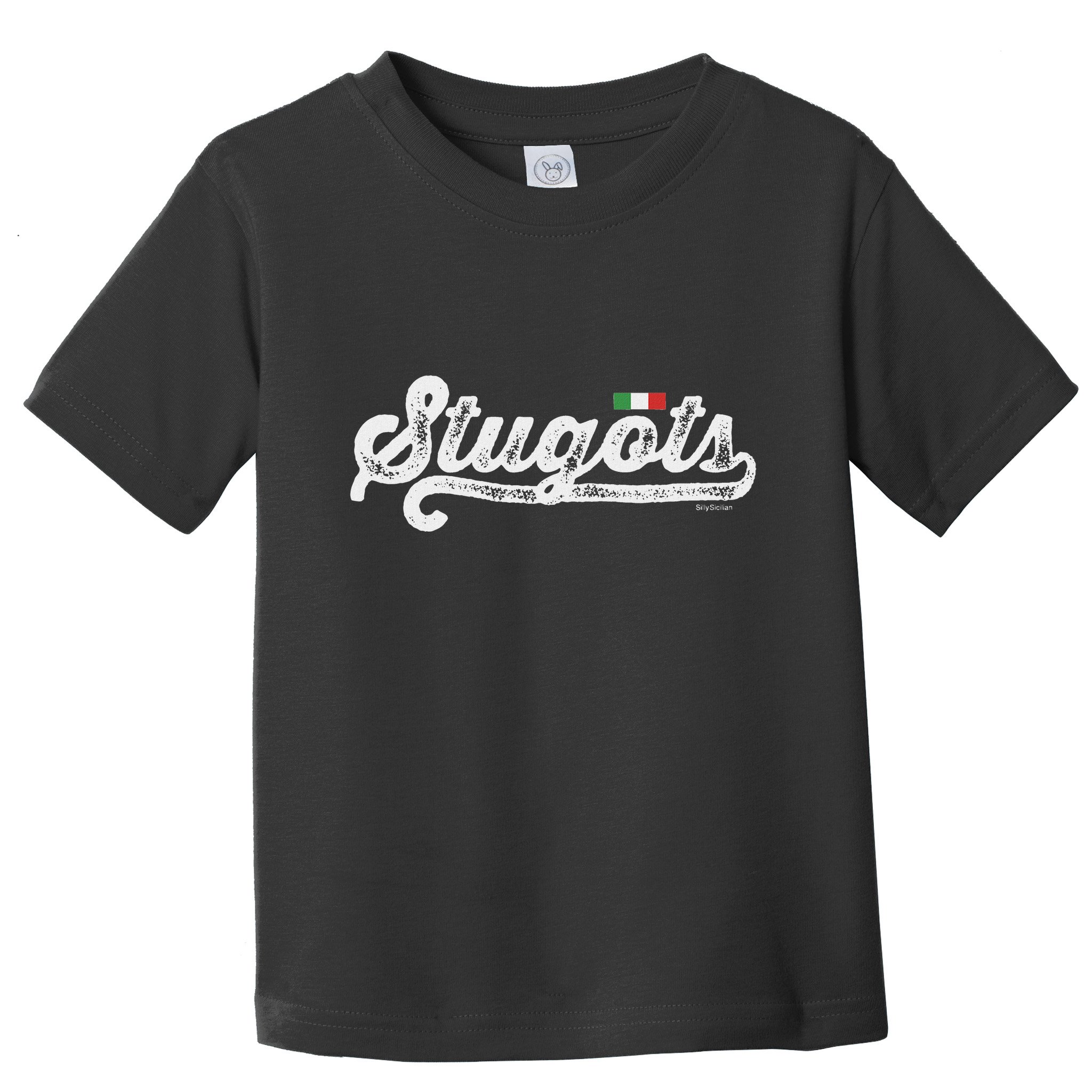 Stugots Funny Italian Saying Italy Flag White Vintage Script Toddler T-Shirt