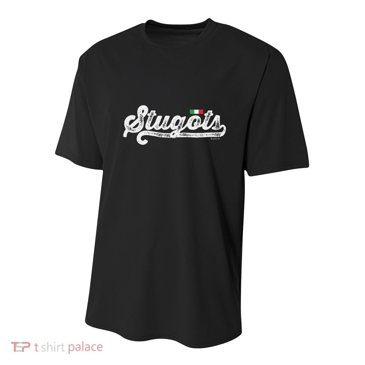 Stugots Funny Italian Saying Italy Flag White Vintage Script Youth Performance Sprint T-Shirt
