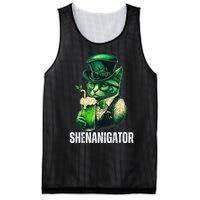 Shenanigator Funny Irish Shenanigans St Patricks Day Mesh Reversible Basketball Jersey Tank