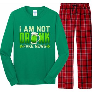 Shamrock Funny Irish St Patricks Day Ireland Long Sleeve Pajama Set