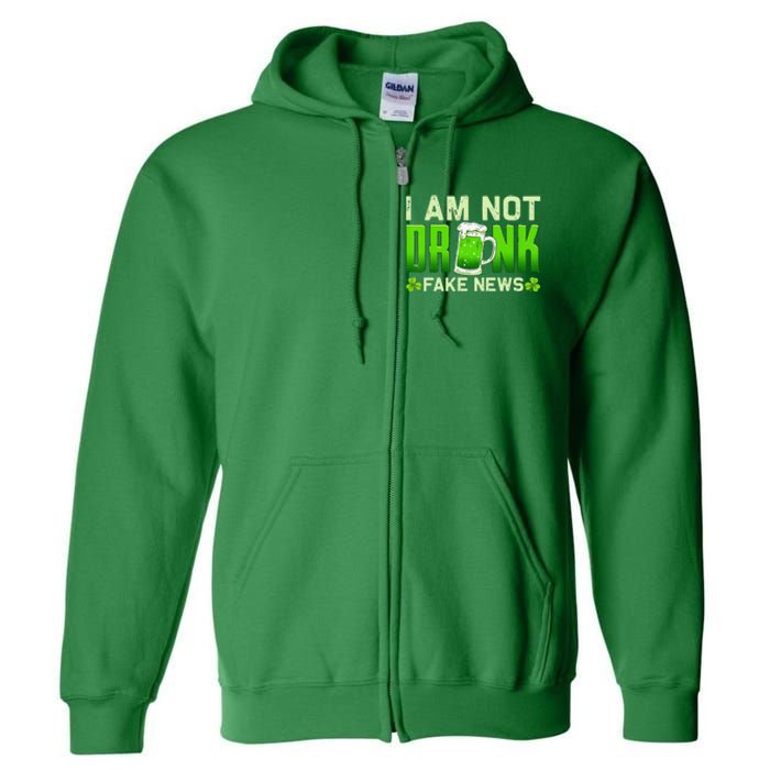 Shamrock Funny Irish St Patricks Day Ireland Full Zip Hoodie