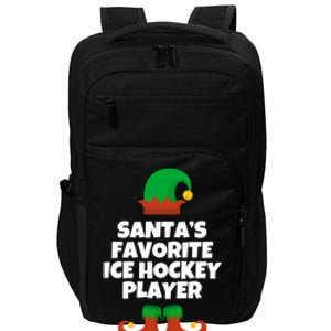 SantaS Favorite Ice Hockey Player Gift Christmas Funny Cute Gift Impact Tech Backpack