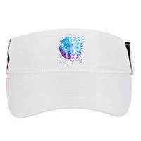Softball Funny I Know I Play Like A Girl Gift Adult Drive Performance Visor