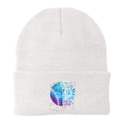 Softball Funny I Know I Play Like A Girl Gift Beanie