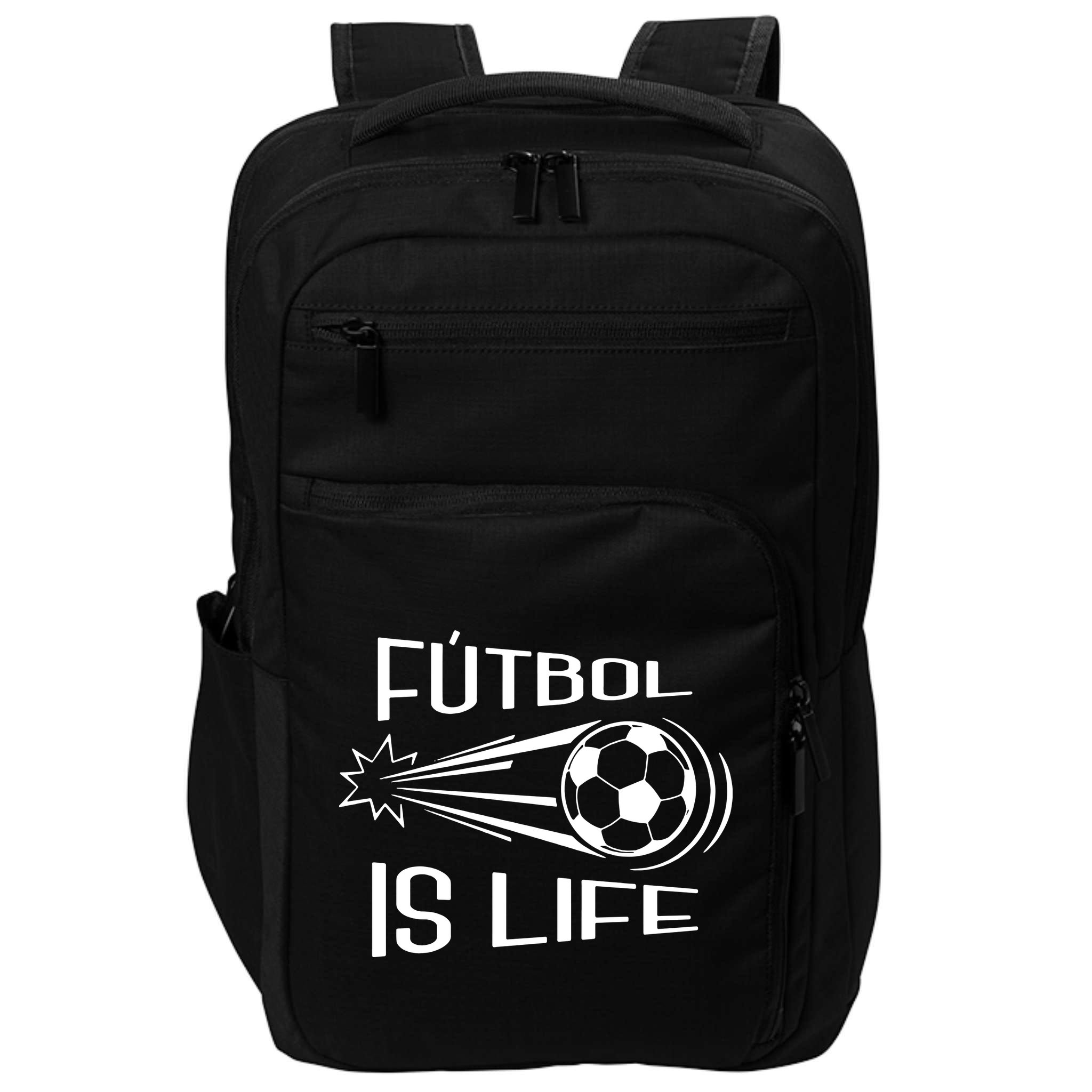 Soccer Futbol Is Life Impact Tech Backpack